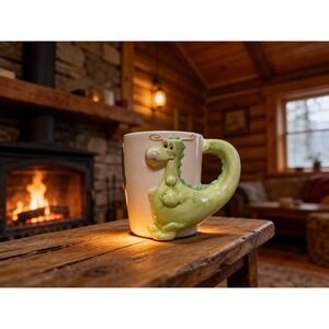 The Lollipop Dragon Loves You Mug Ceramic Enesco Imports 1981 Collectible rare